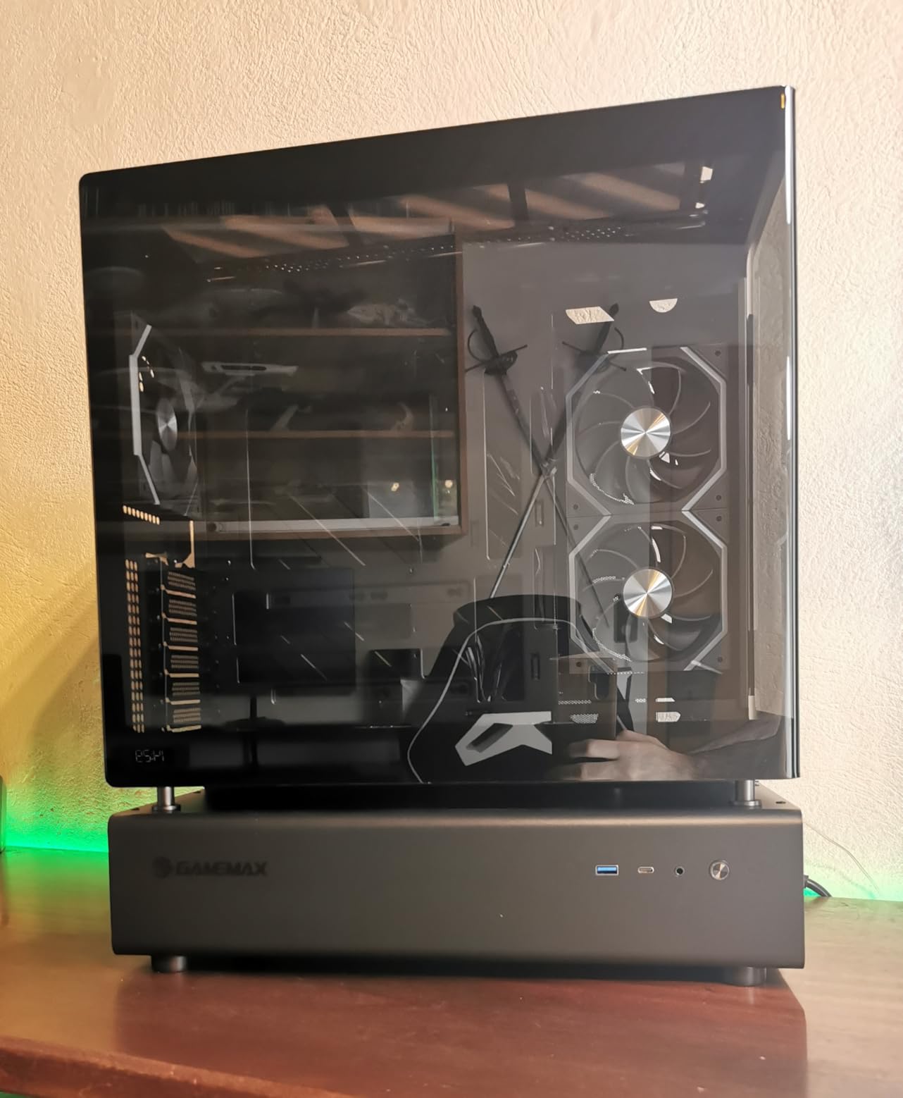 GAMEMAX N80 WH Midi Tower PC-Gehäuse weiß Panoramaglas