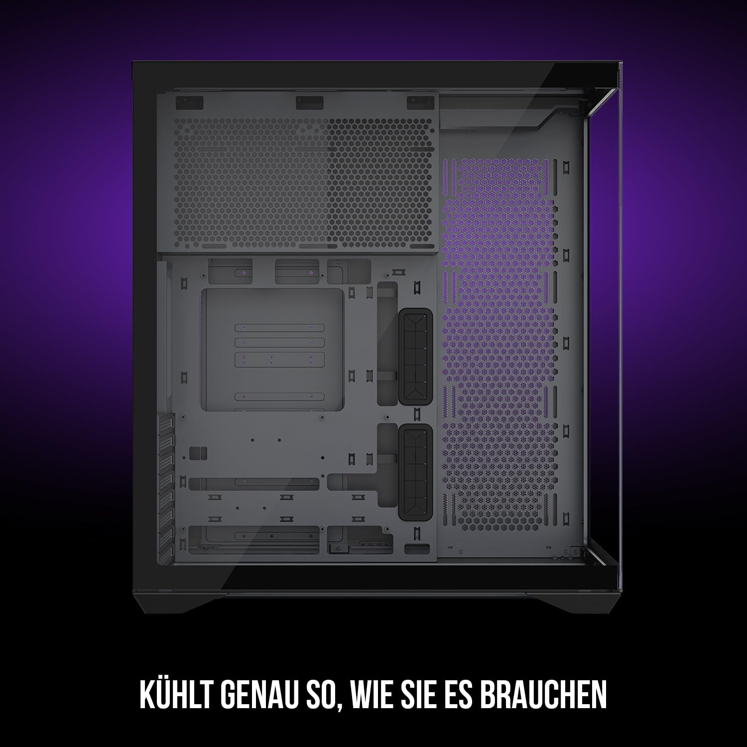 Modecom Volcano Space XL Full-Tower PC-Gehu00e4use schwarz ohne Lu00fcfter