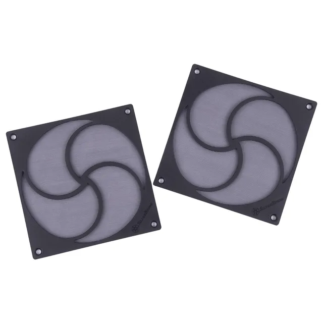 SilverStone FF144B 140mm Lüfterfilter magnetisch 2er-Pack
