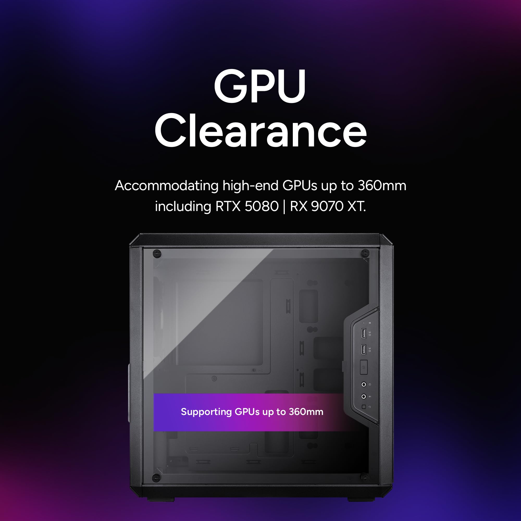 Cooler Master MasterBox Q300L PC Gehäuse Micro-ATX Fenster