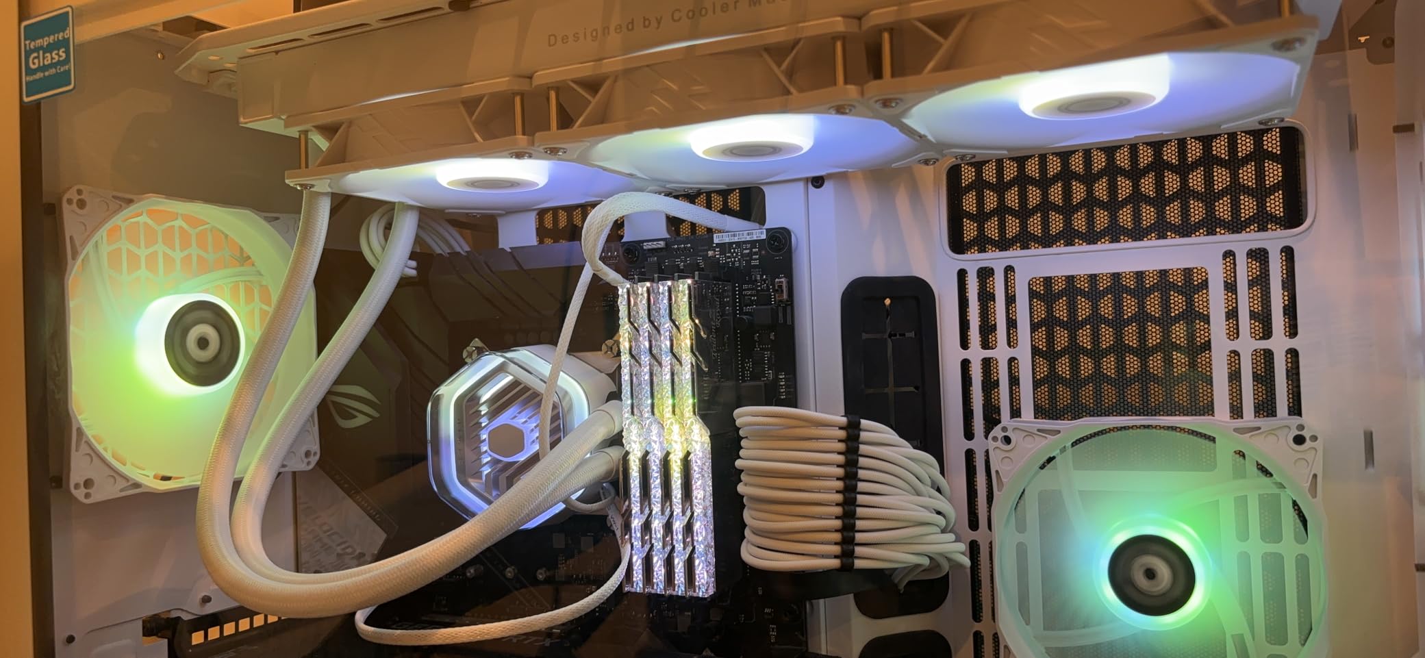 Cooler Master MasterLiquid Atmos 360 Wasserkühlung weiß ARGB