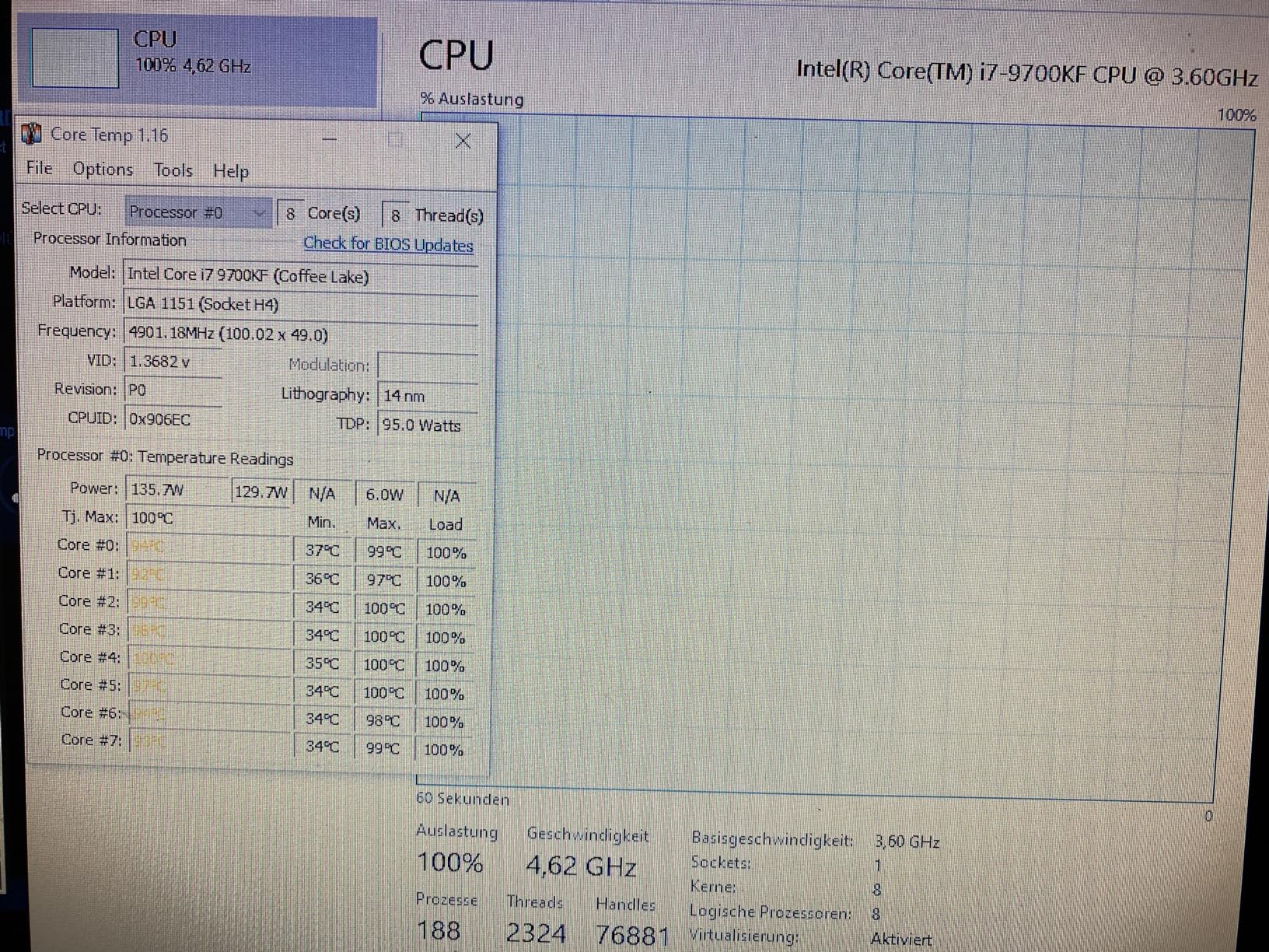 Xilence I402 CPU-Kühler Tower 92mm PWM LGA 1700