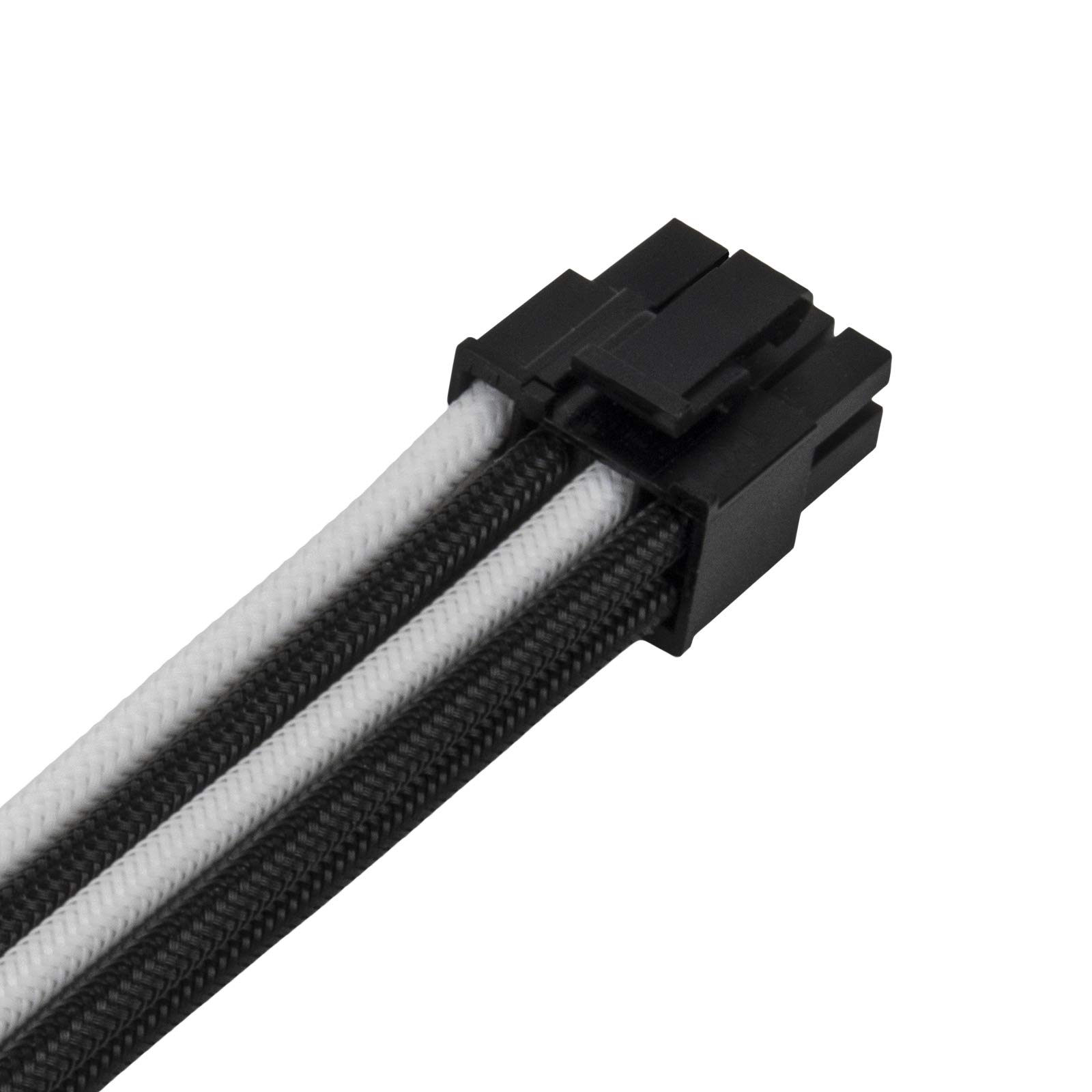 SilverStone Essential PP07E-PCIBW PCIe Kabel 8-Pin Schwarz-Weiß 300mm
