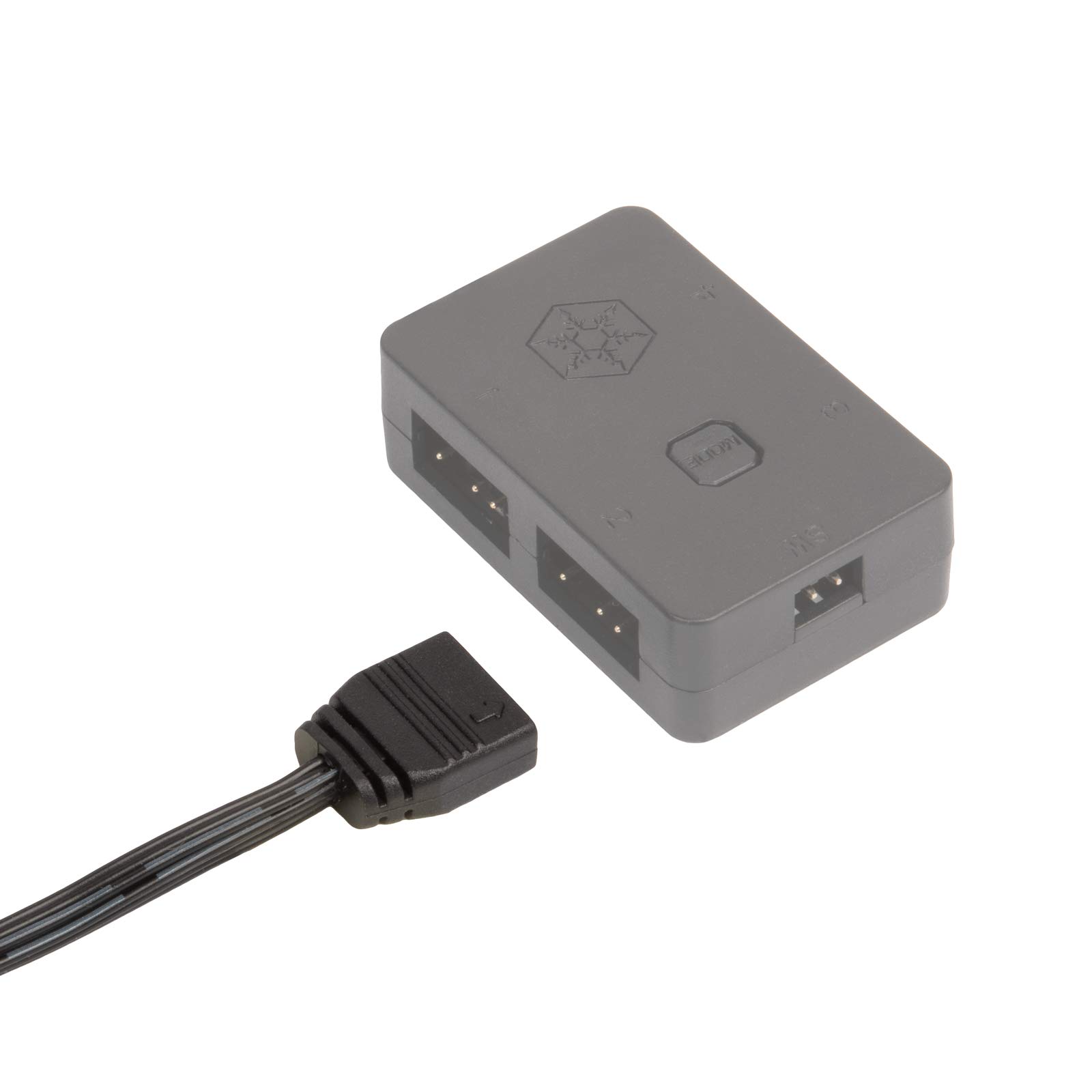 SilverStone CPL03 ARGB Verteilerkabel 1-zu-4 schwarz