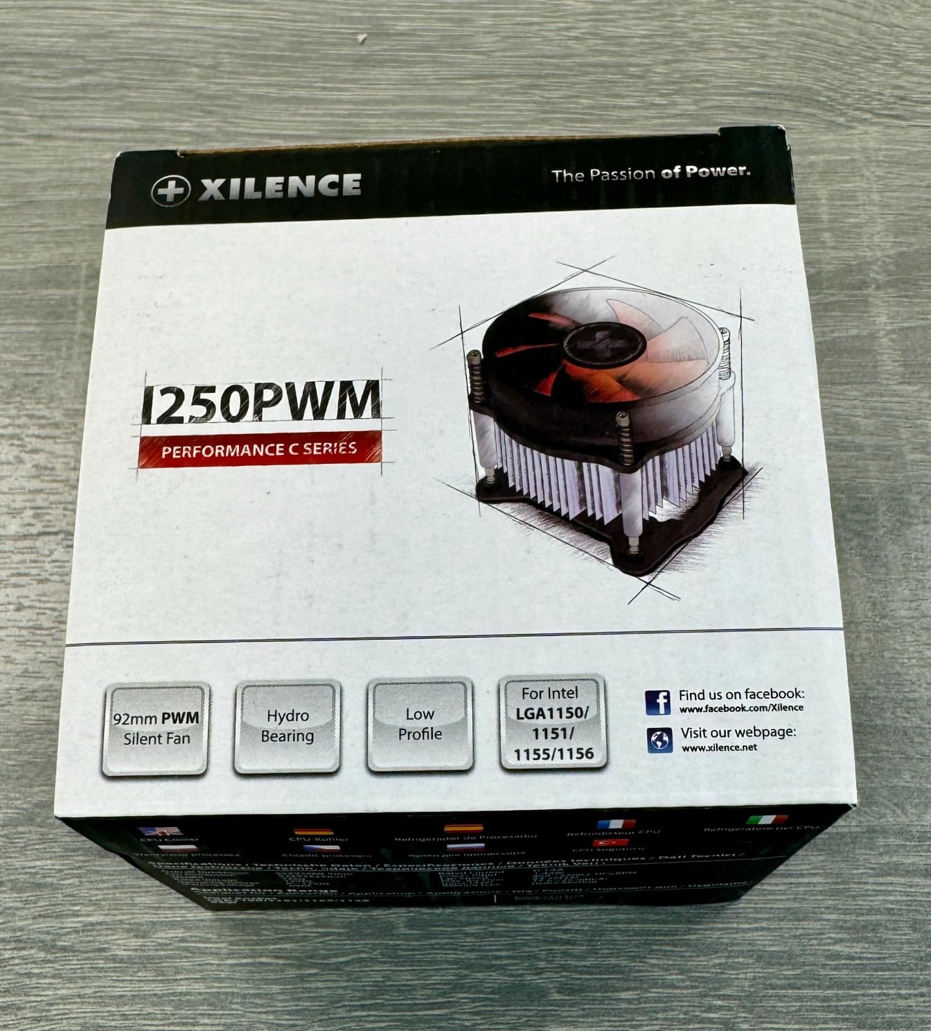 Xilence I250PWM Intel CPU-Kuhler 92mm LGA 1151 95W