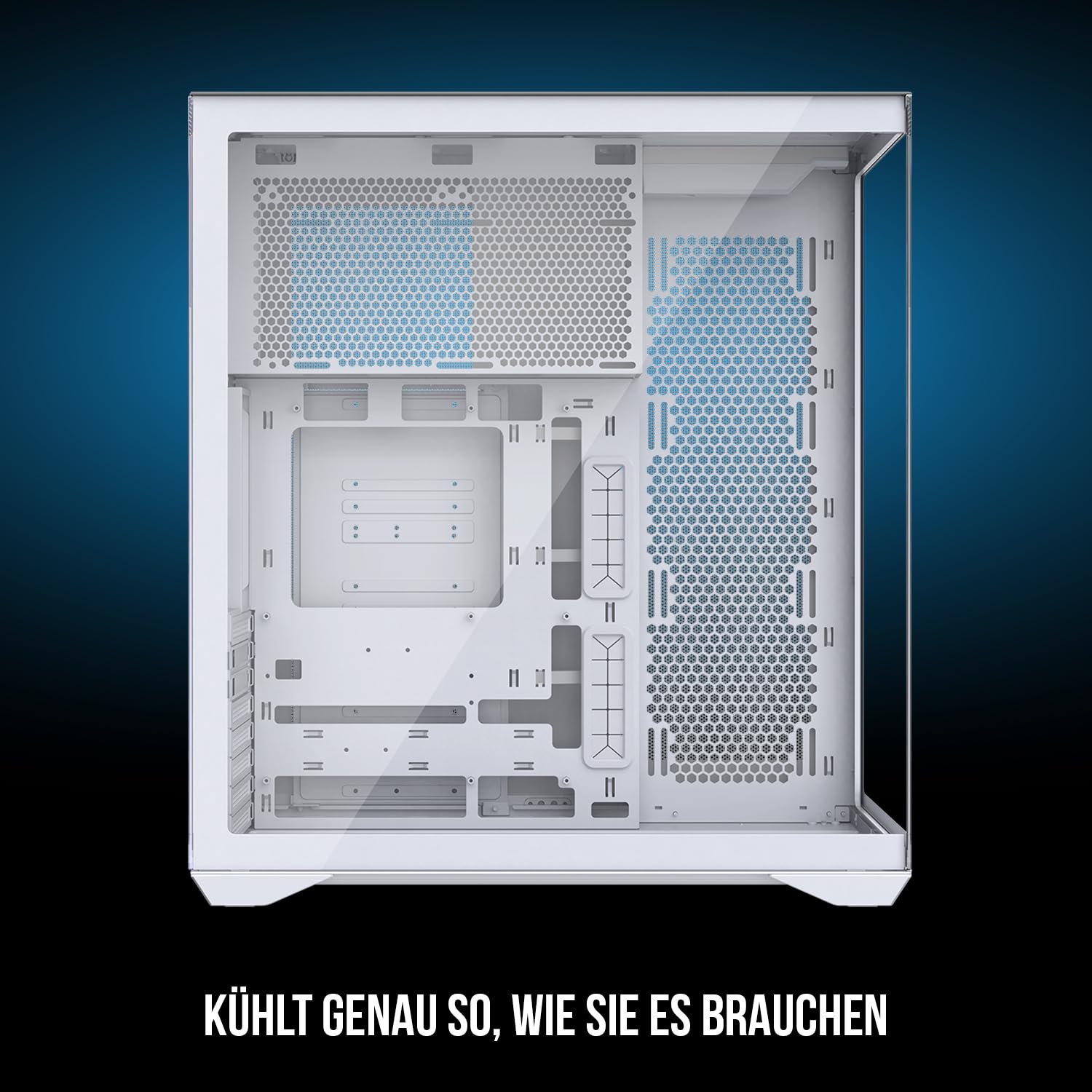Modecom Volcano Space XL Tower Weiß ohne Lüfter