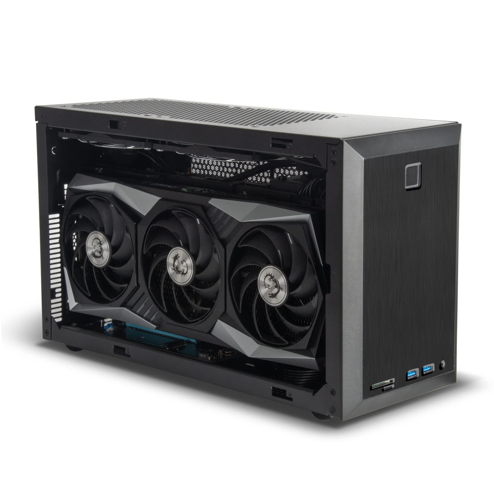 SilverStone Vital 4 NUC Gehäuse SFX 700W Gold Schwarz