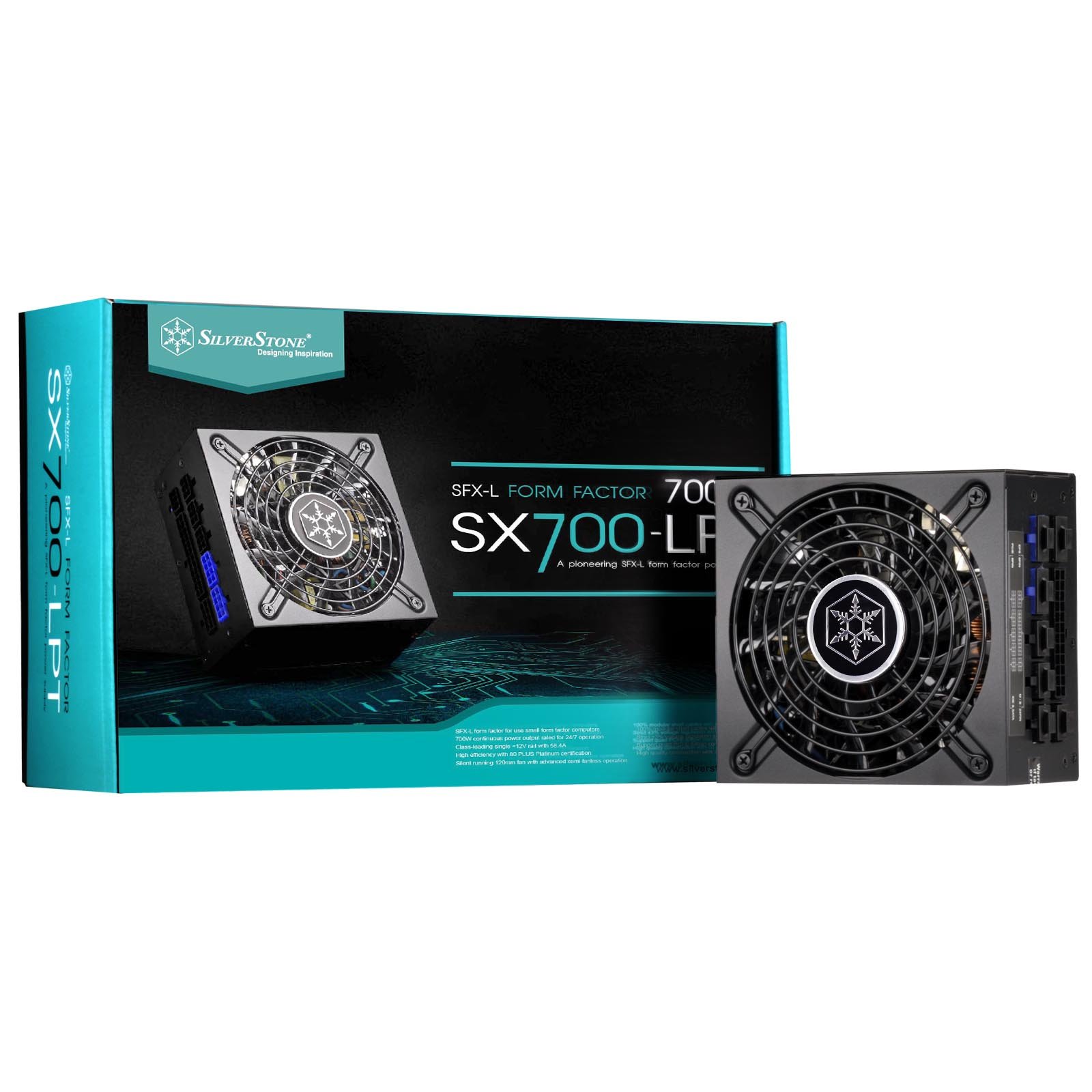 SilverStone SFX SX800-LTI 800-W-Netzteil SFX-L Titanium