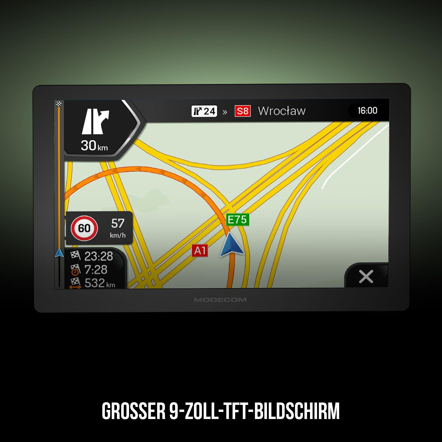 Modecom Freeway CX 9.0 9 Zoll Navigation LKW PKW Bluetooth