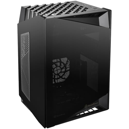SilverStone LD03B-AF Lucid Mini-ITX Gehäuse Glas Schwarz