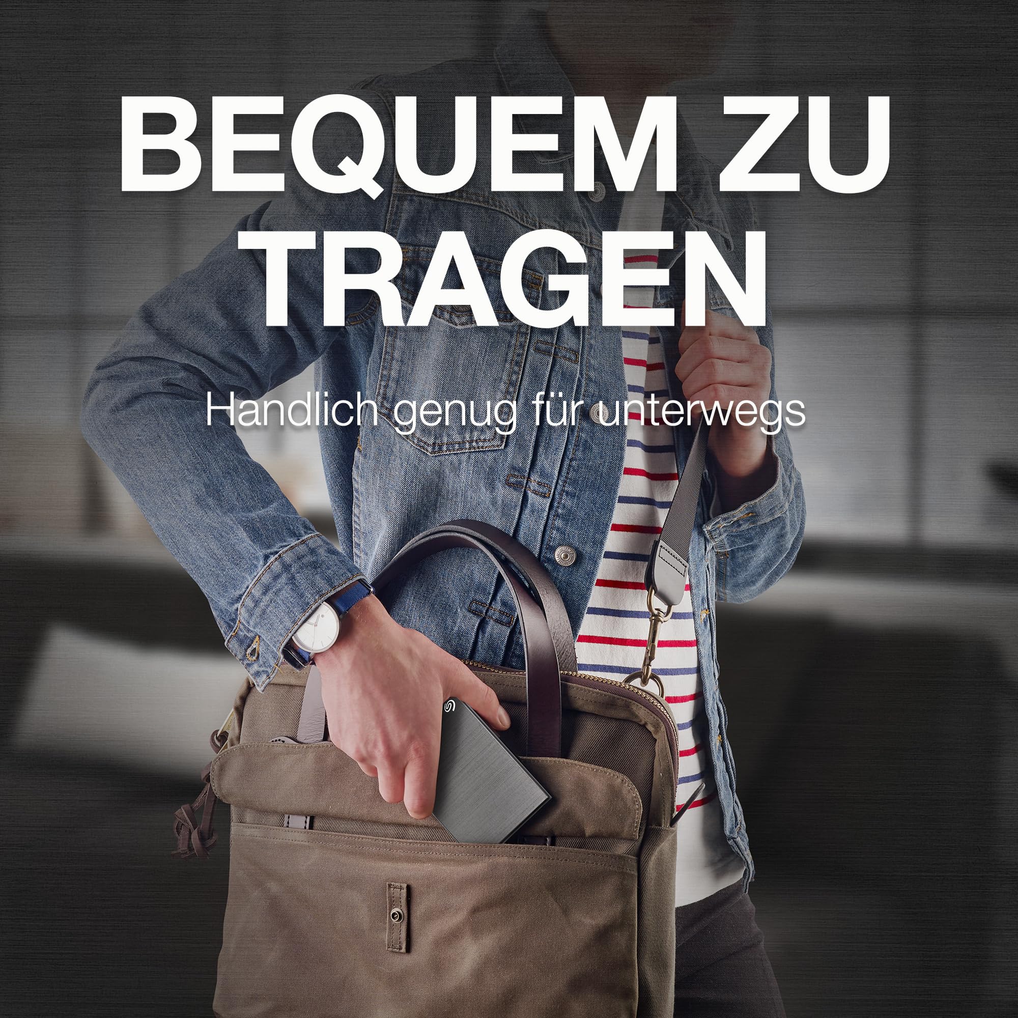 Seagate One Touch STKB1000404 Festplatte extern 1TB Space Grey