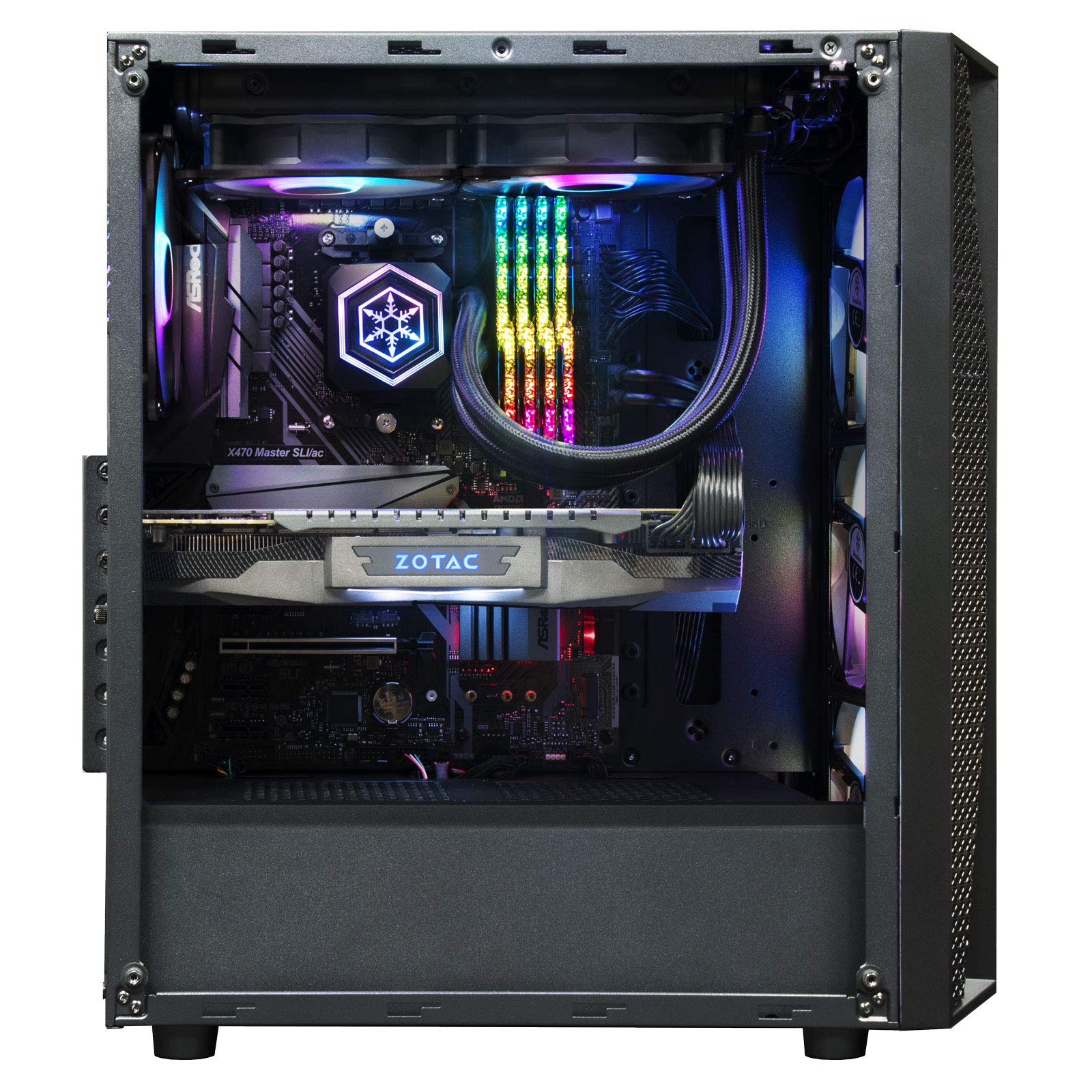 SilverStone FARA B1 ATX Gaming-Gehäuse Glas Schwarz