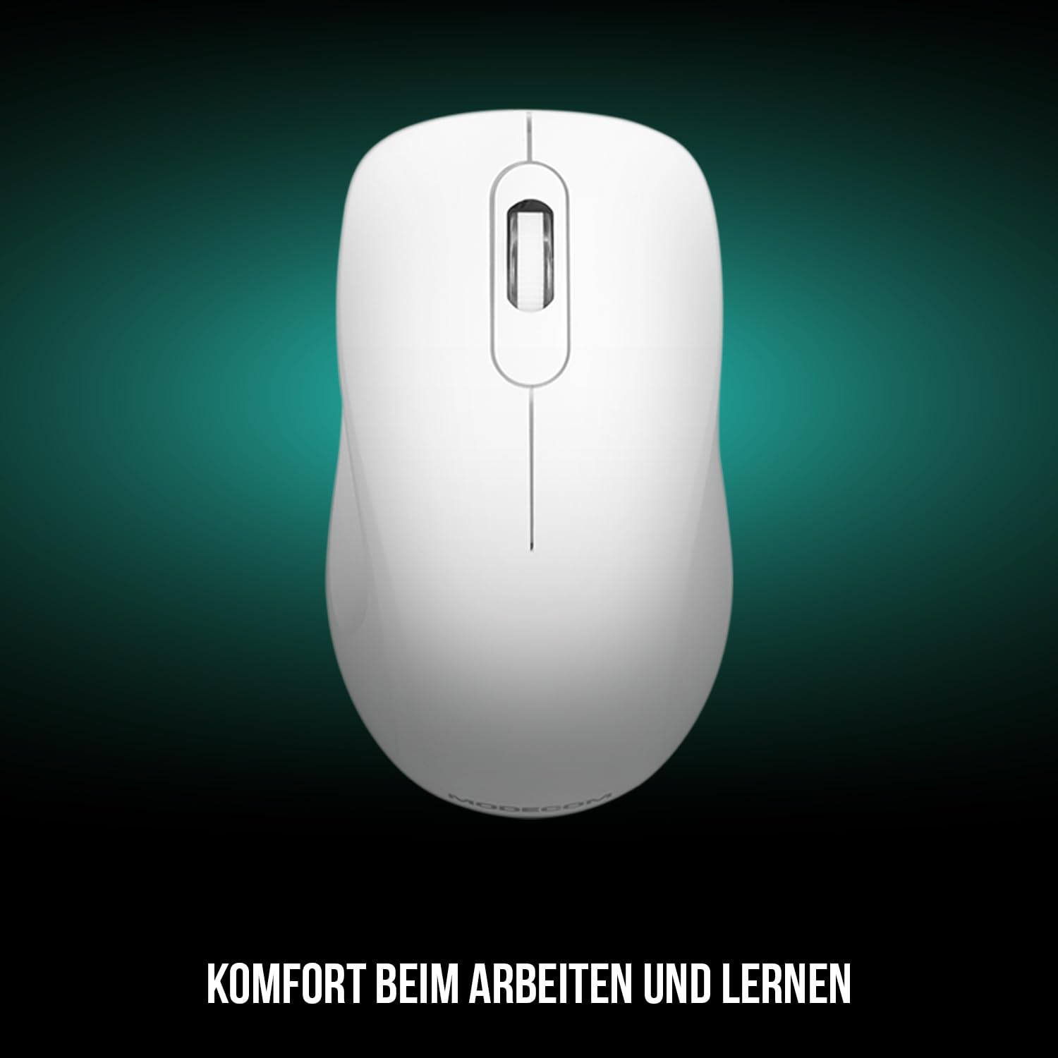 Modecom MC-M10 Maus weiß USB kabelgebunden 3-Tasten