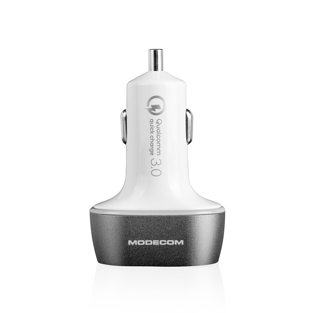 Modecom CU3 QC 3.0 Kfz-Ladegerät schwarz 3-Port Schnelllader