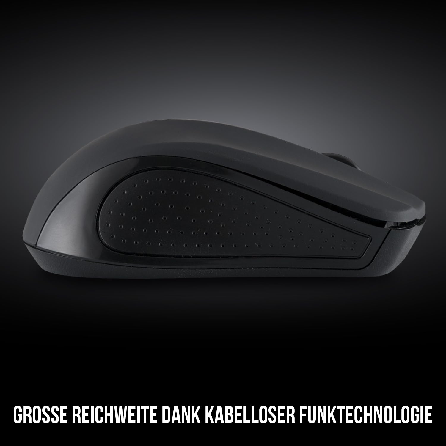 Modecom MC-WM9 Funkmaus kabellos schwarz 1200 DPI