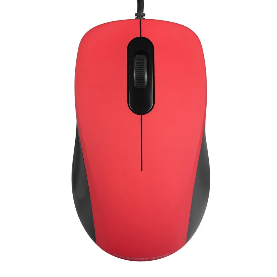 Modecom Mice MC-M10S USB Maus rot leise optisch