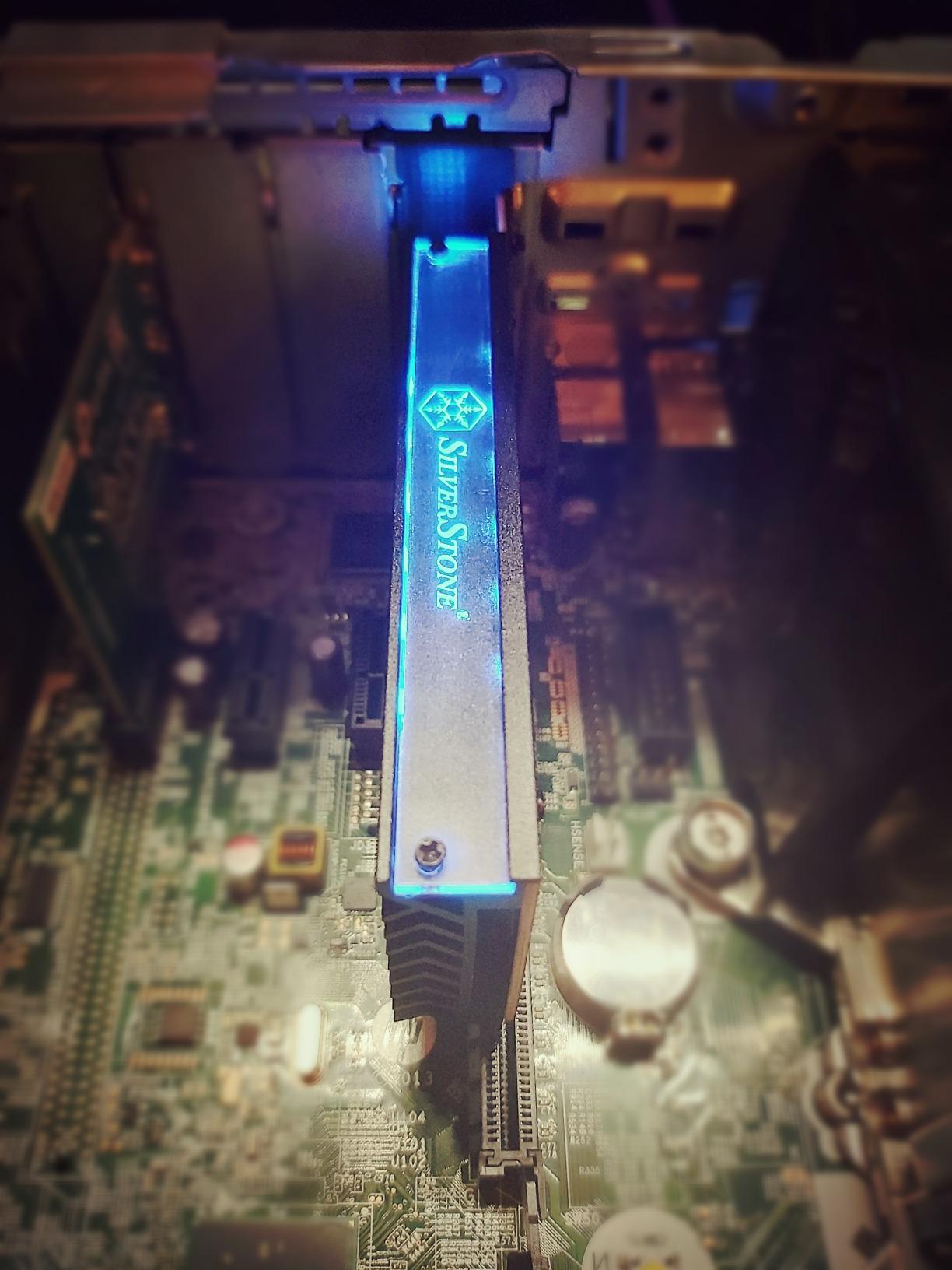 SilverStone Case Storage SST-ECM24 NVMe Adapter PCIe mit Kühler