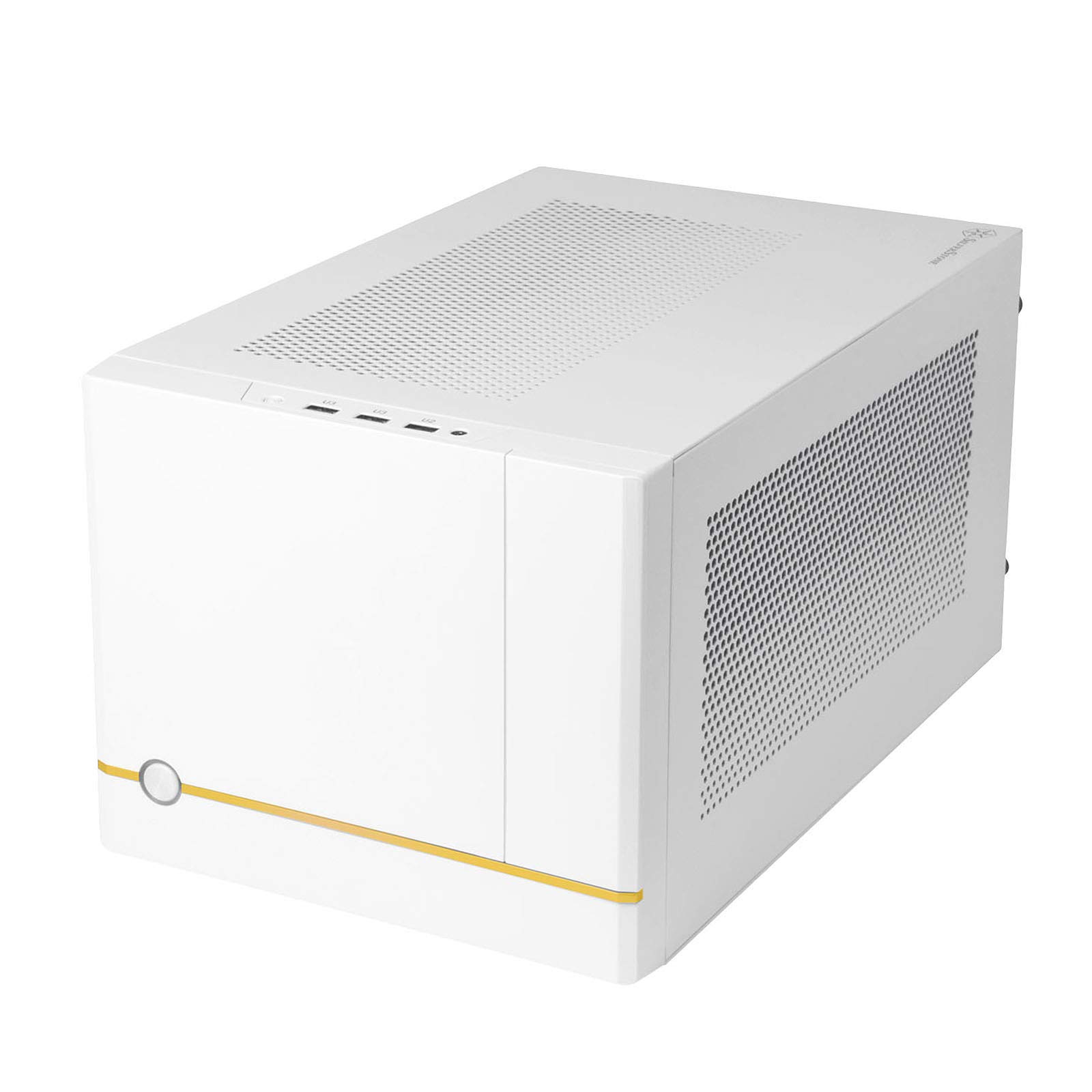 SilverStone SUGO 14 Mini-ITX Gehäuse weiß Cube SG14W