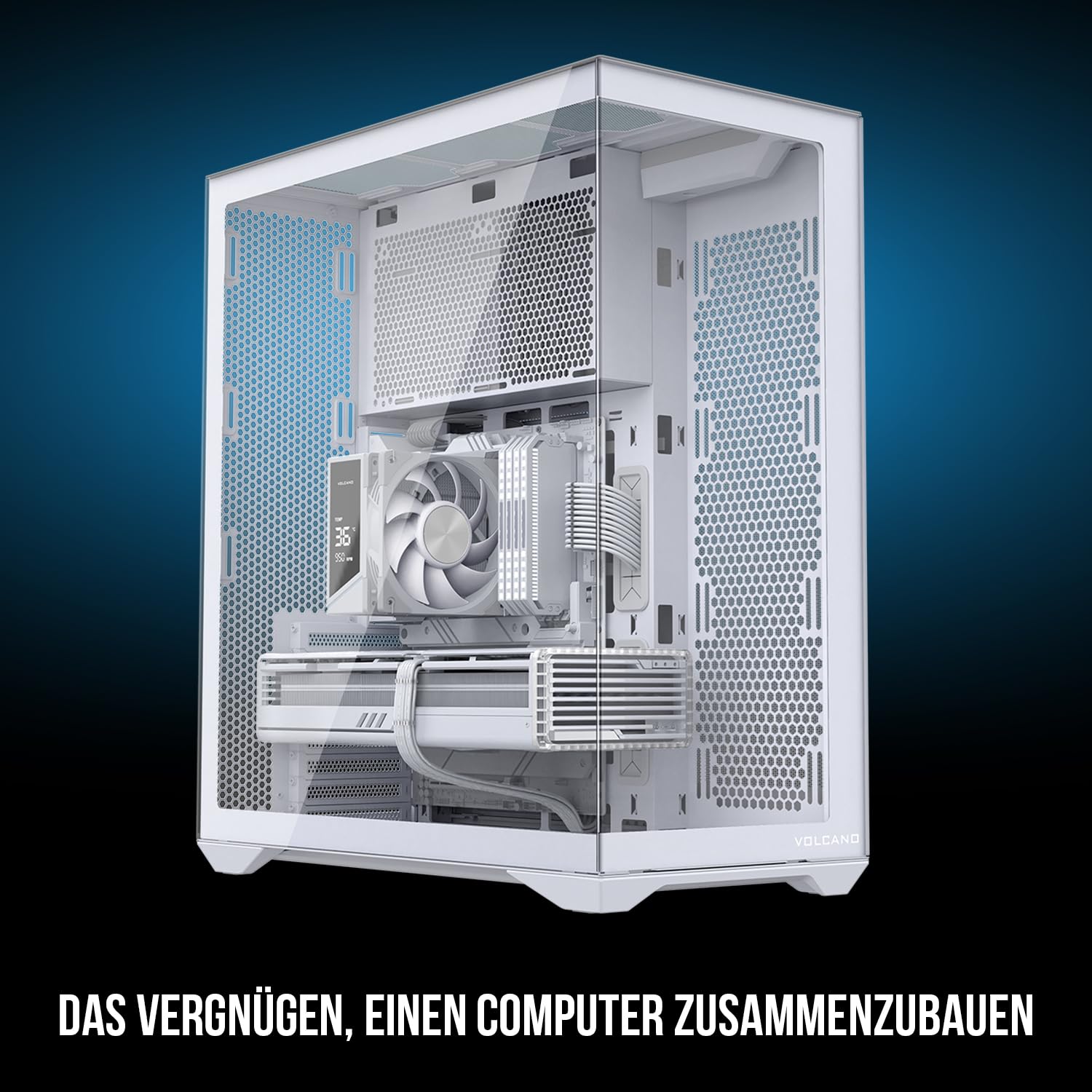 Modecom Volcano Space XL Tower Weiß ohne Lüfter