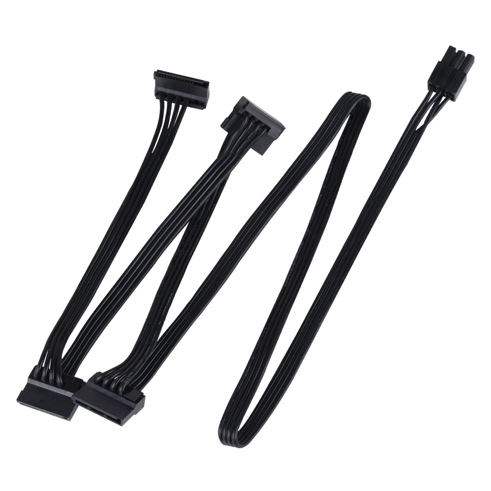SilverStone Essential PP05-L Kabel-Set modular Flachkabel schwarz