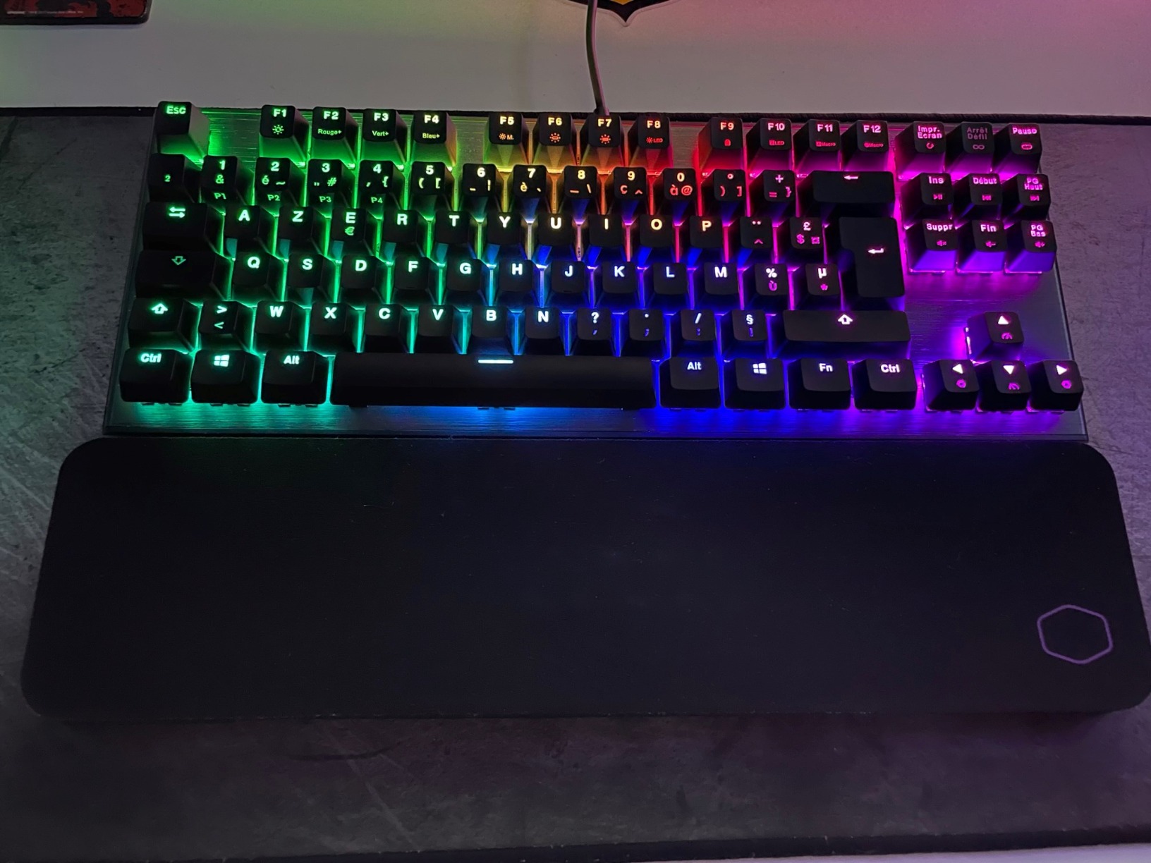 Cooler Master CK530 V2 CK-530-GKTR1-FR Gaming-Tastatur rot