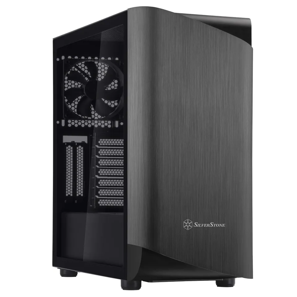 SilverStone SETA A1 Midi Tower Gehäuse Schwarz