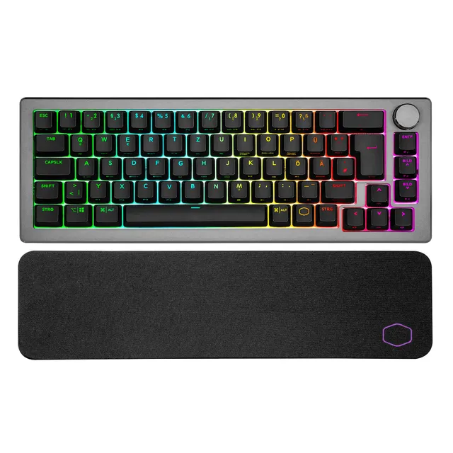 Cooler Master CK721 Gaming Tastatur 65% Braun DE Space Grau