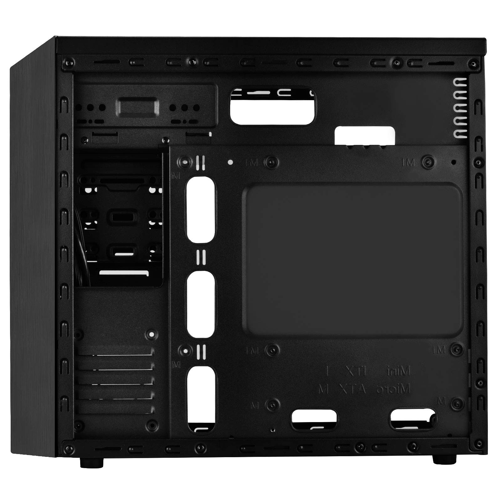 SilverStone Precision PS16B Mini-Tower Gehäuse Micro-ATX schwarz