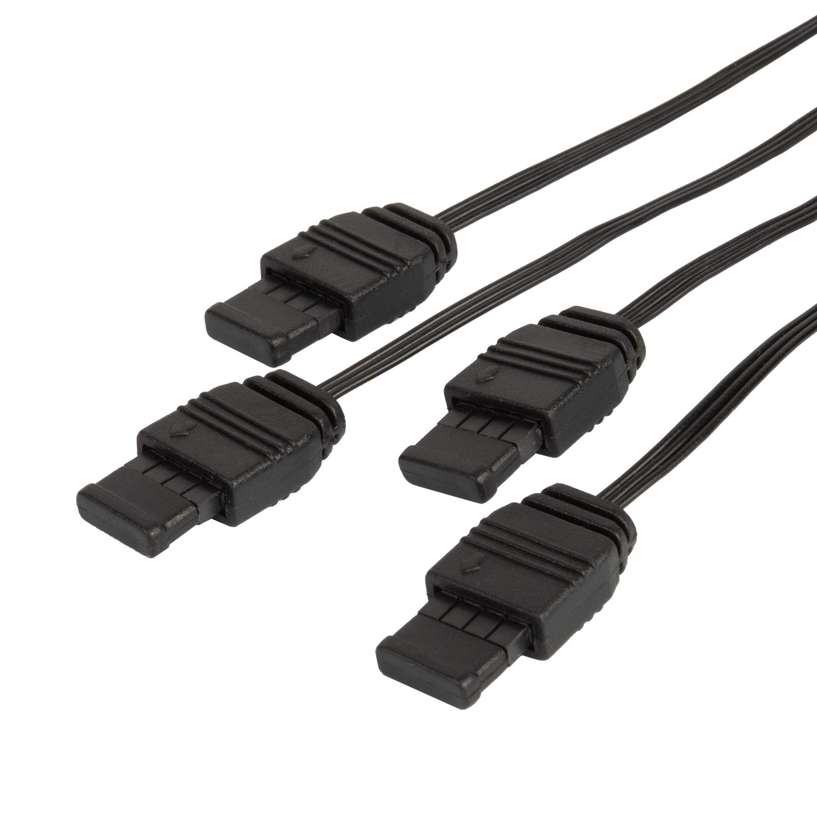 SilverStone CPL03 ARGB Verteilerkabel 1-zu-4 schwarz