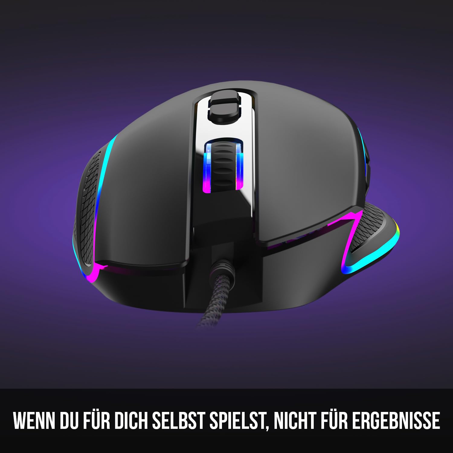 Modecom Volcano Veles Gaming Maus kabelgebunden RGB 7 Tasten
