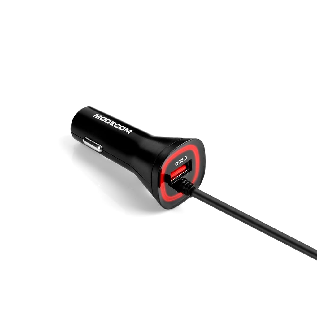 Modecom KULC Royal Kfz-Ladegerät USB-C QC 3.0 schwarz