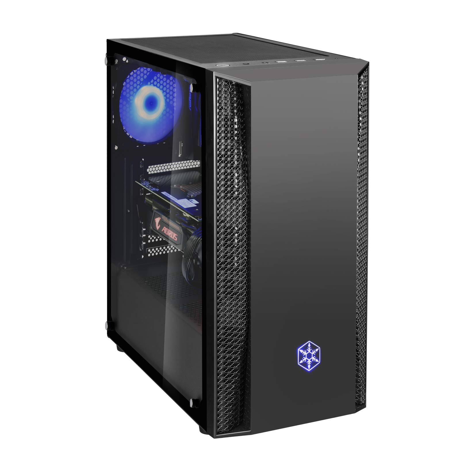 SilverStone FARA B1 RGB ATX Gehäuse schwarz Glas 2x RGB