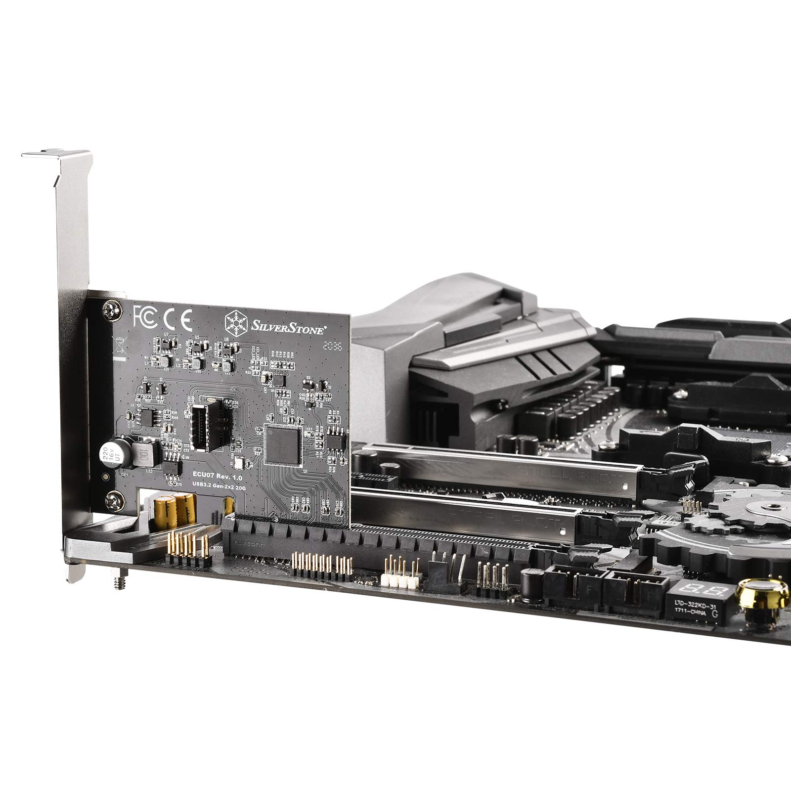 SilverStone Work Station ECU07 USB-Karte 20Gbps Type-C PCIe