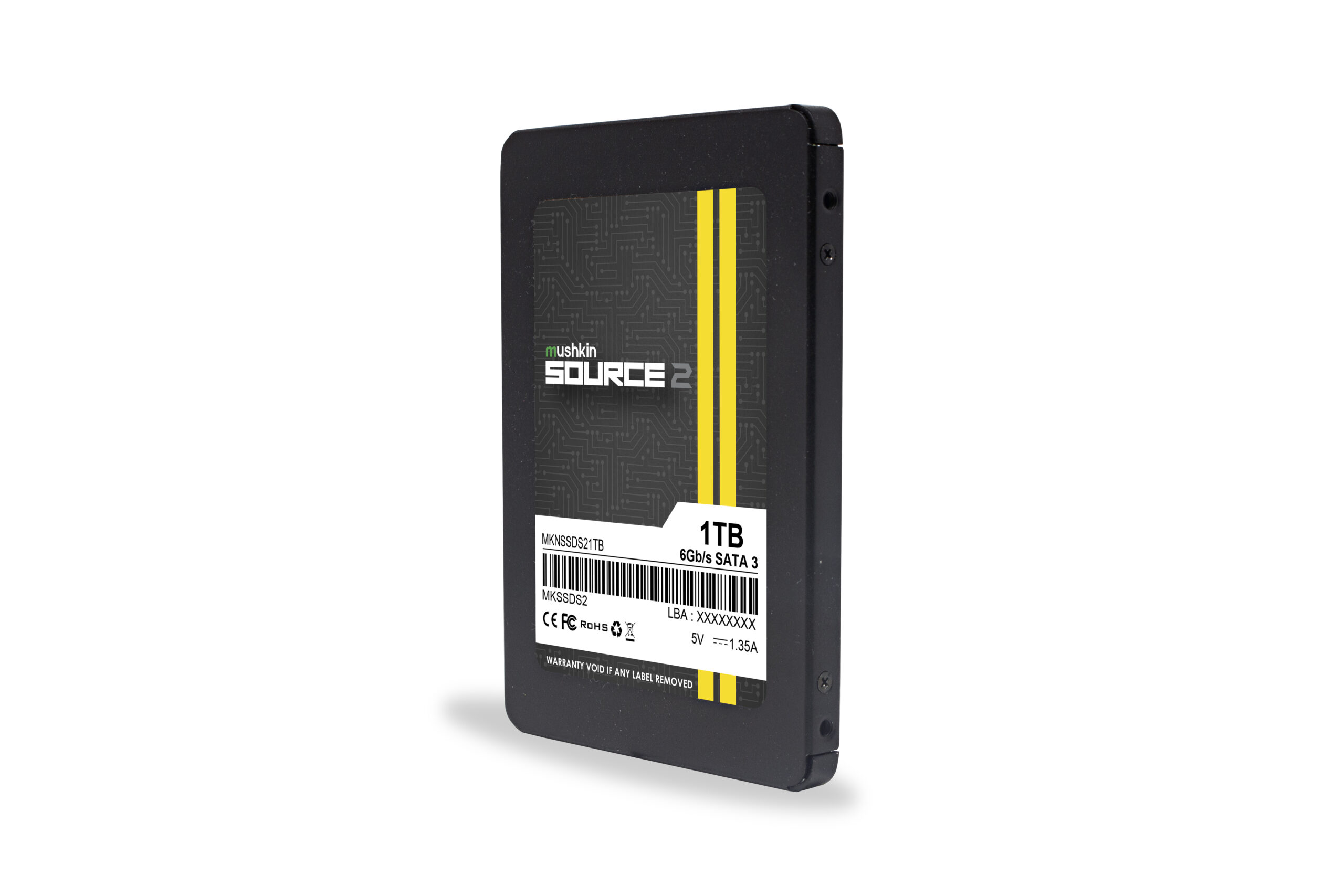 Mushkin Source 2 MKNSSDS21TB SSD 1TB SATA für PC