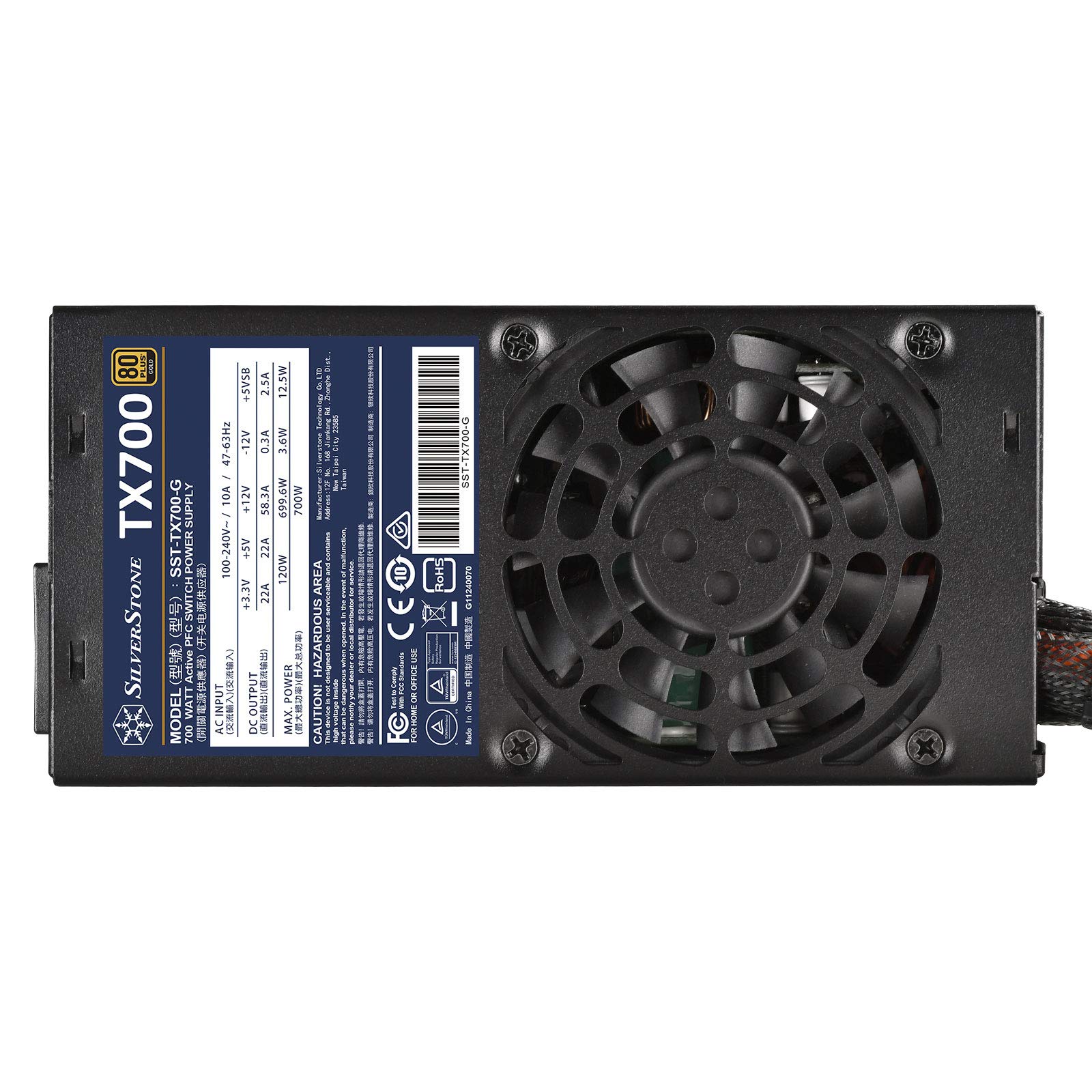 SilverStone TX700 Gold SST-TX700-G Netzteil 700W 80 Plus Gold TFX