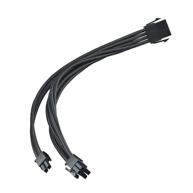SilverStone PP07E-PCIB PCIe Kabel 8-Pin 6+2 schwarz 25cm