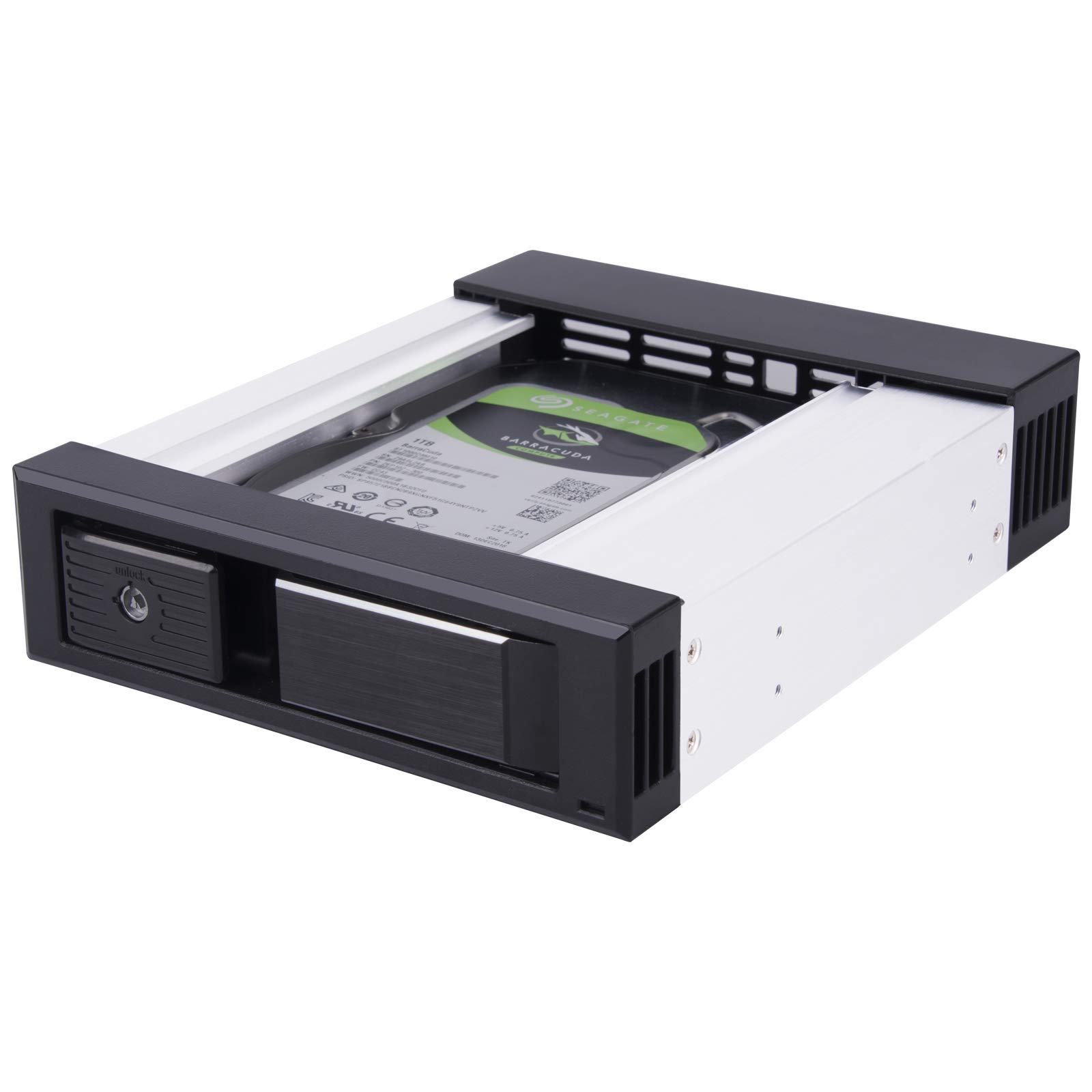 SilverStone FS301 Wechselrahmen 5,25 auf 3,5 SAS SATA Hot-Swap
