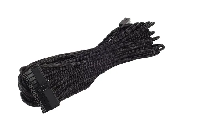 SilverStone PP06B-MB55 Netzteilkabel 24Pin 55cm schwarz