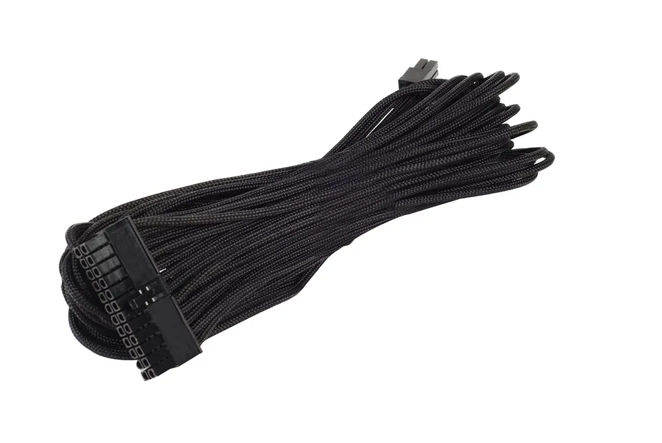 SilverStone PP06B-MB55 Netzteilkabel 24Pin 55cm schwarz