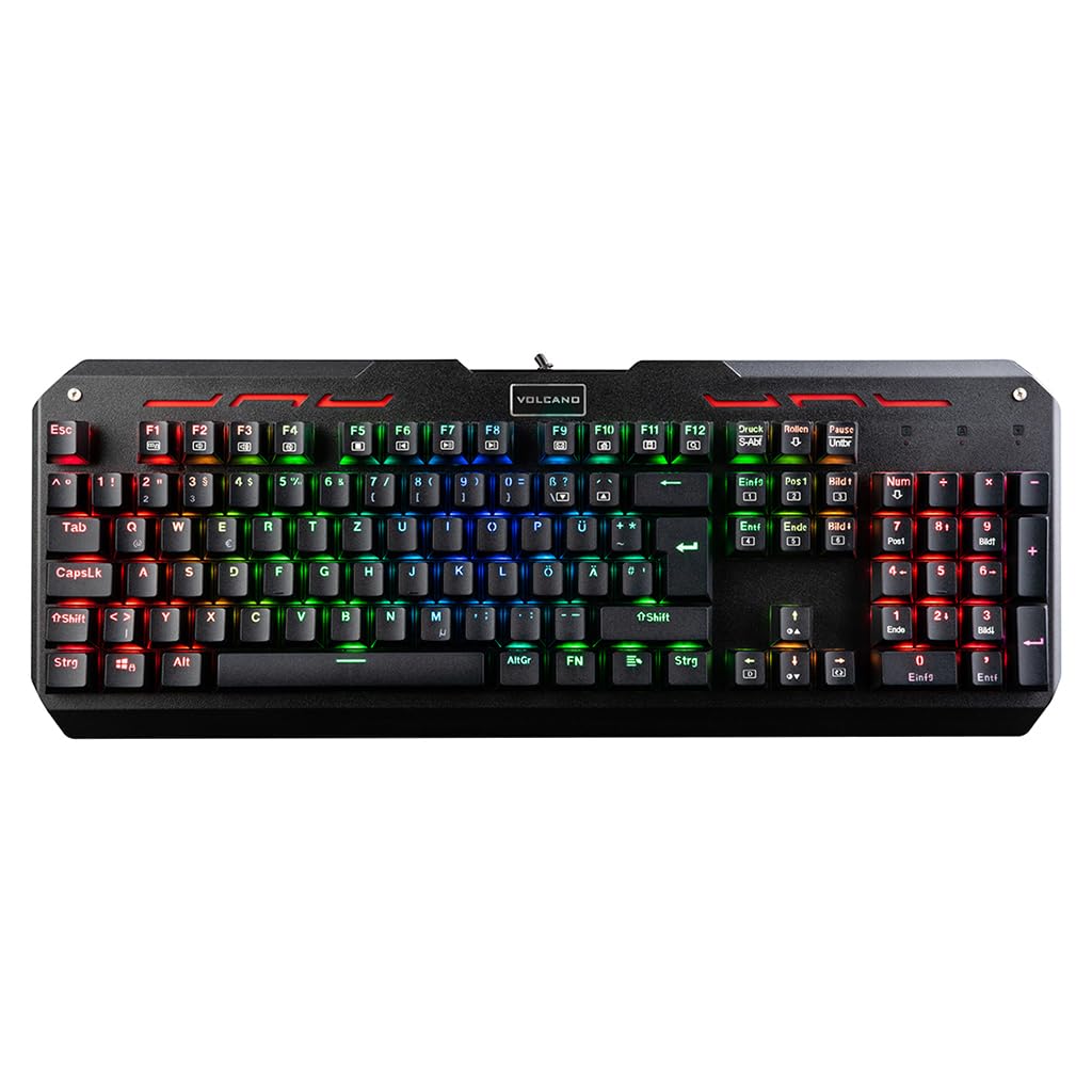 Modecom Volcano Hammer RGB Tastatur QWERTZ Outemu Blau