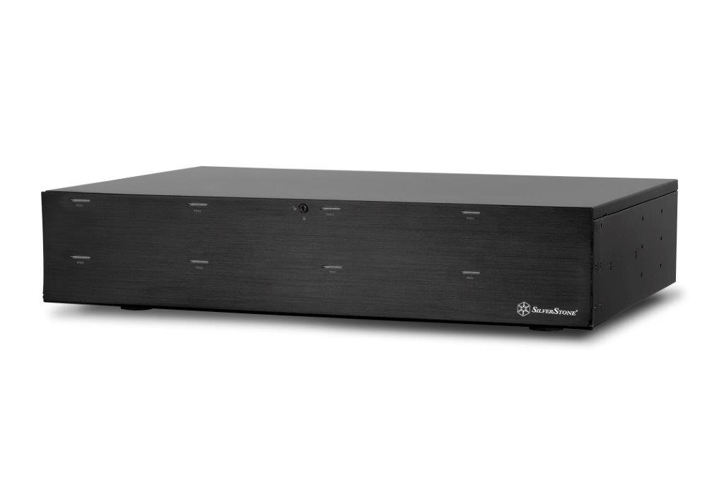 SilverStone RS431U Rackmount Festplattengehäuse 4x 3,5" USB 3.0 schwarz