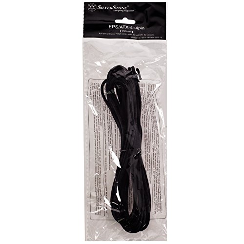 SilverStone Essential PP06B-EPS75 Netzteilkabel 75cm schwarz