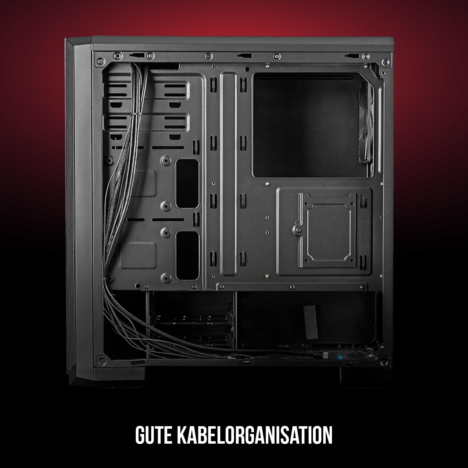 Modecom Oberon Pro LE Midi Tower schwarz PC Gehäuse