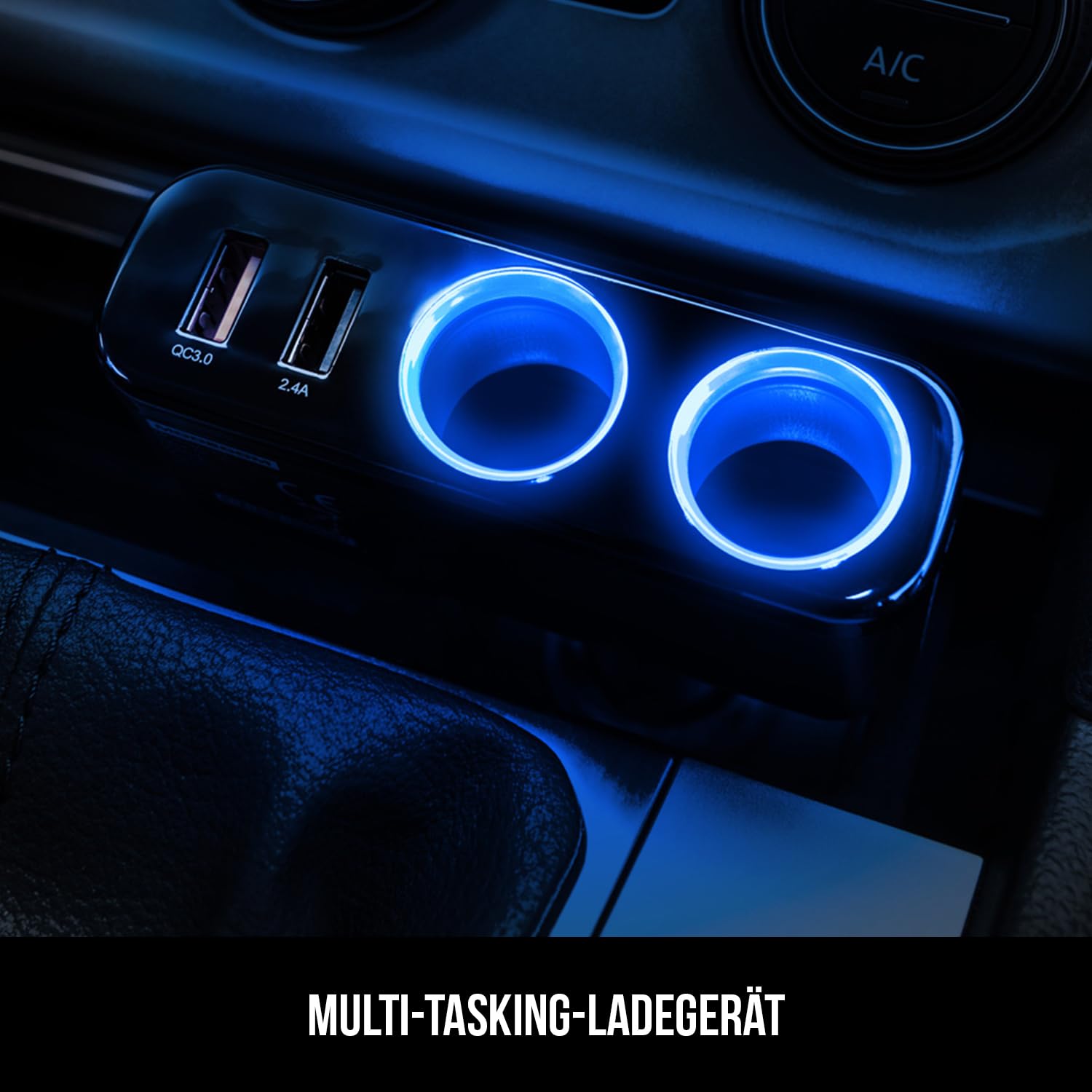 Modecom Royal CG2U2Q Kfz-Ladegerät 2x USB QC 3.0