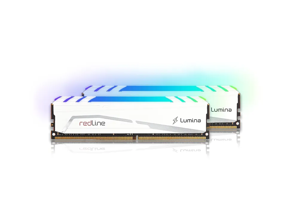 Mushkin Redline Lumina White 16GB DDR4-3600 RAM Kit weiß
