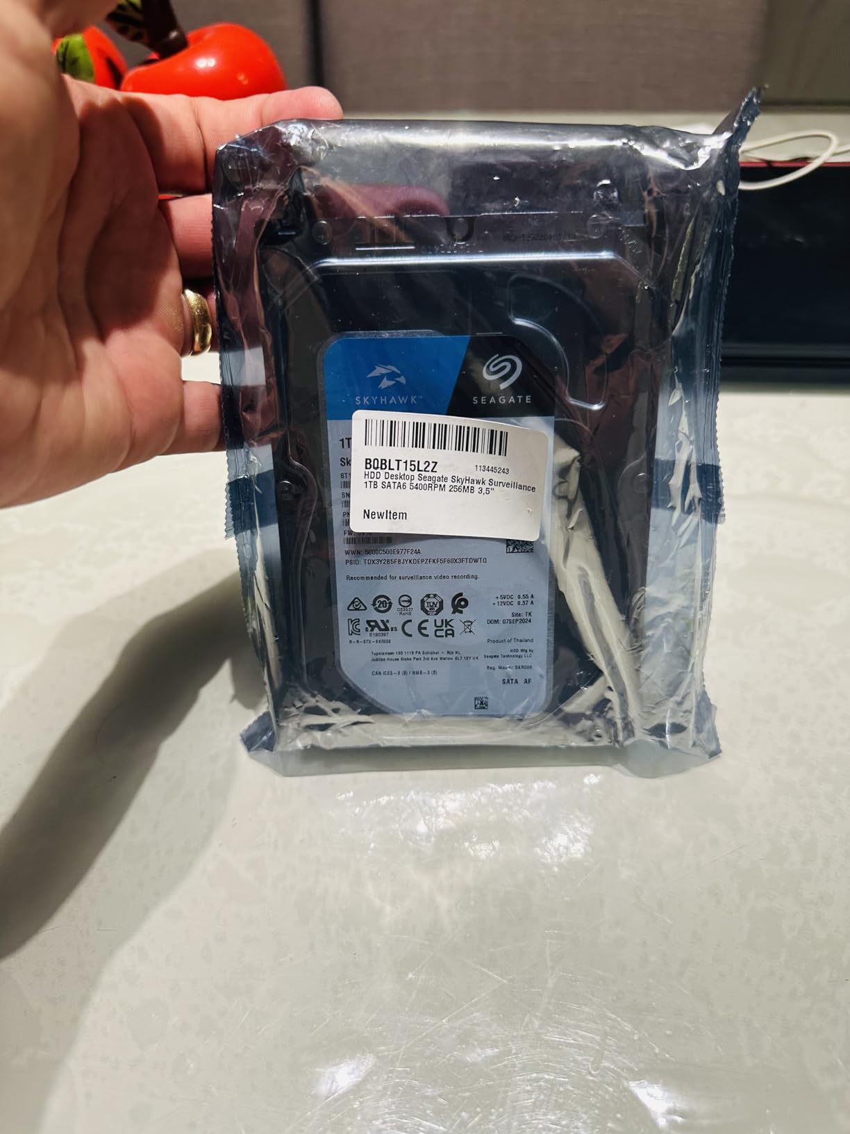 Seagate SkyHawk ST1000VX013 Festplatte 1TB Überwachung