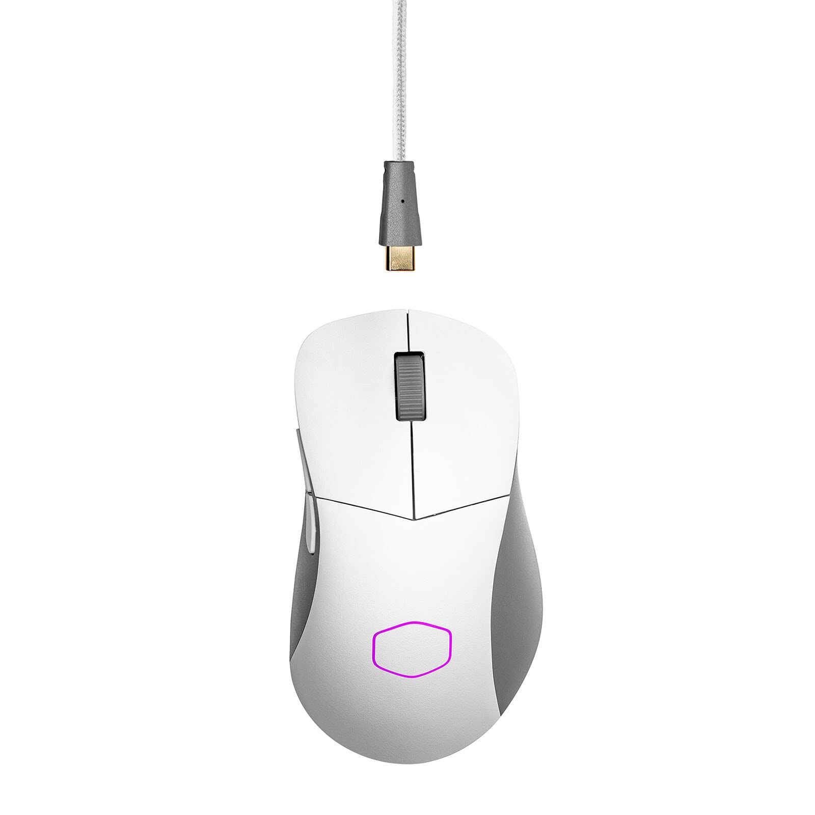 Cooler Master MM731 Gaming-Maus Wireless Weiß 59g 16000DPI