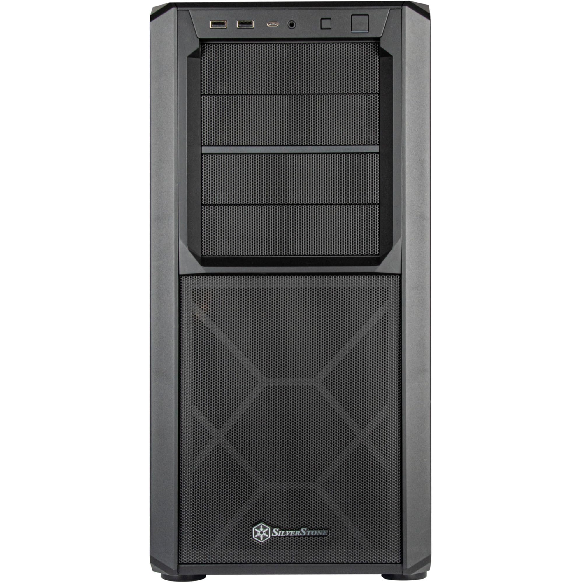 SilverStone SETA D1 Midi Tower PC-Gehäuse schwarz