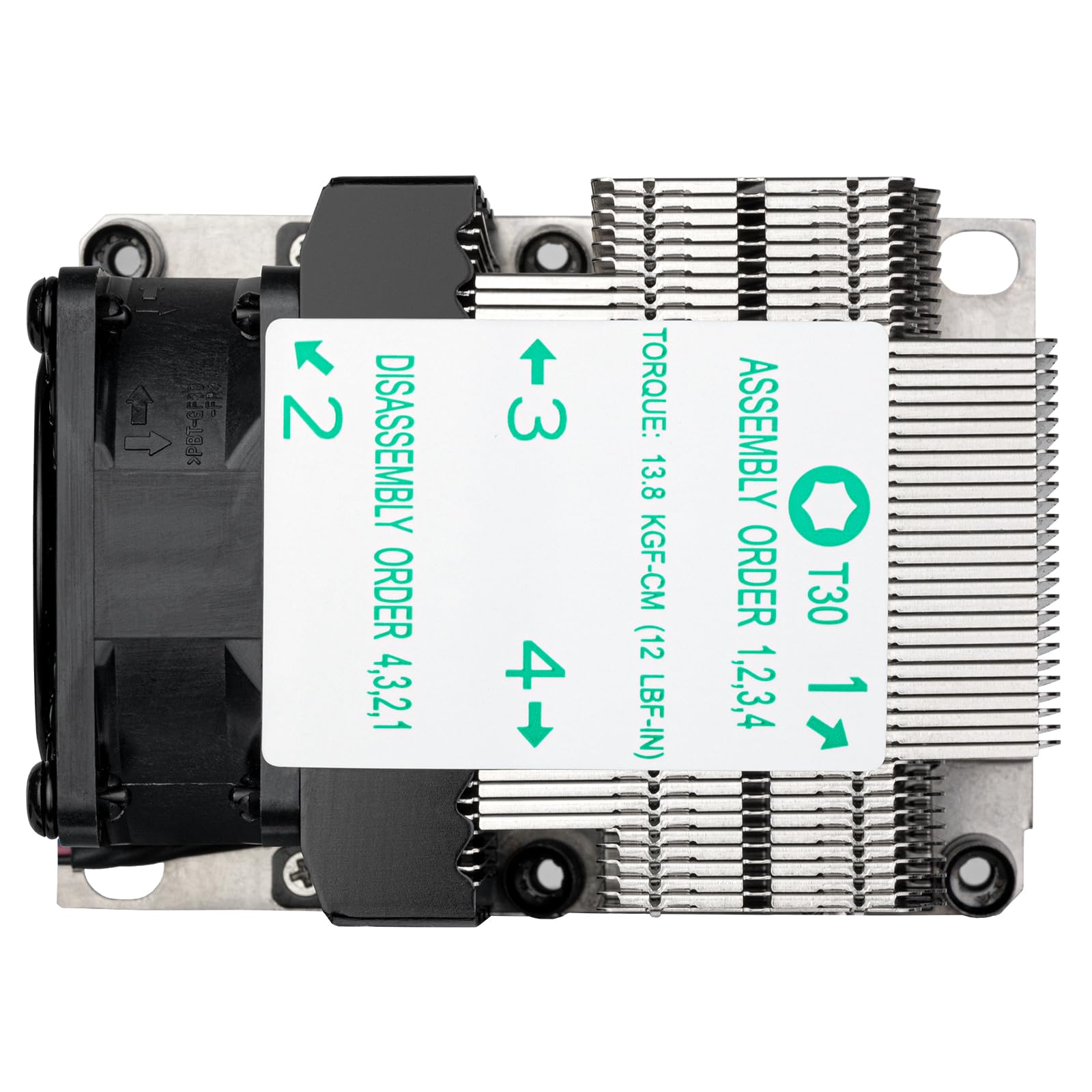 SilverStone Xenon XE02-3647N CPU-Kühler 2U LGA3647 205W