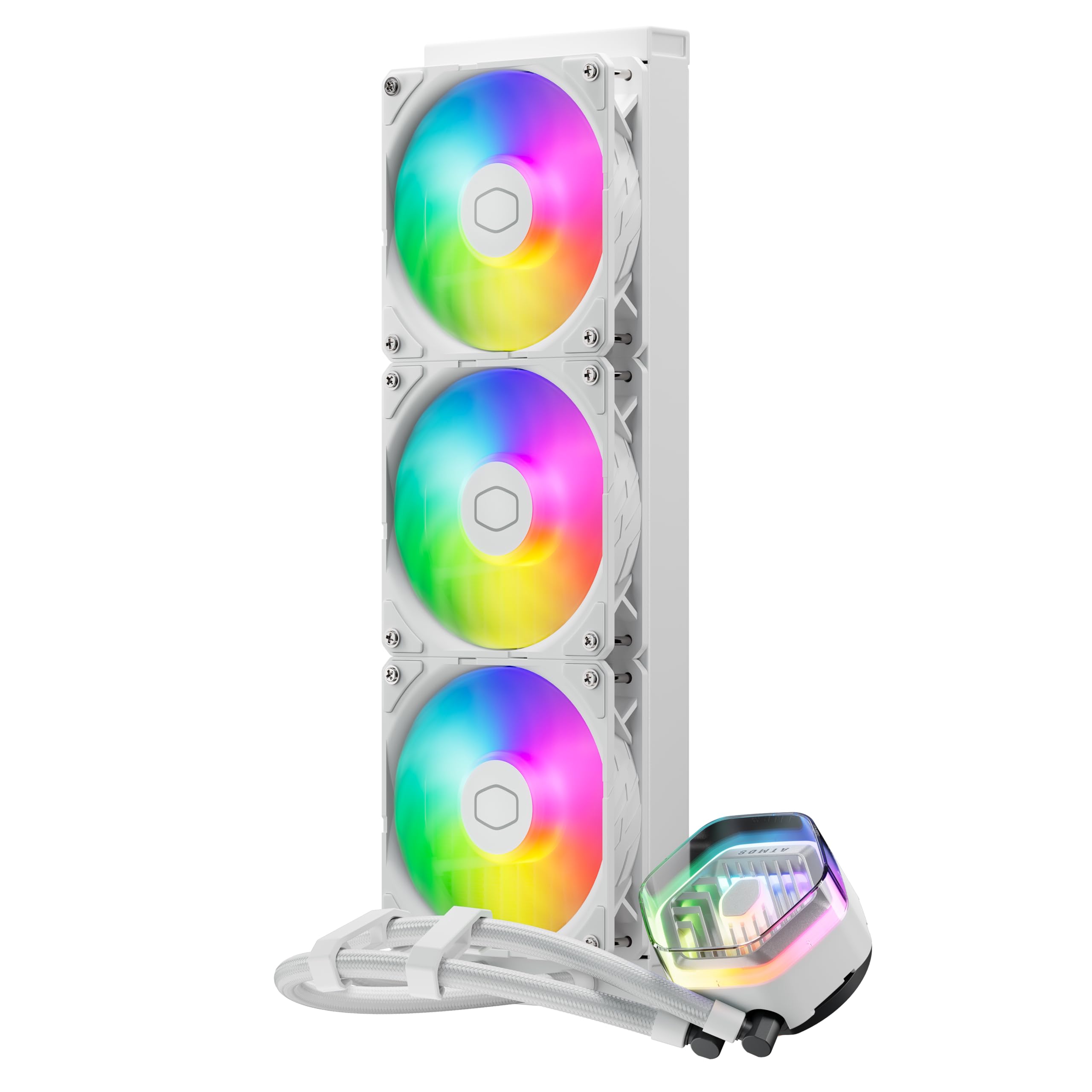 Cooler Master MasterLiquid Atmos 360 Wasserkühlung weiß ARGB